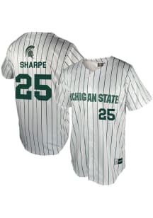 Reggie Sharpe Genuine Collective Mens White Michigan State Spartans NIL Jersey