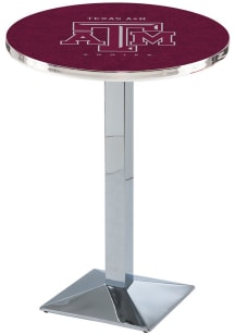 Texas A&amp;M Aggies Chrome Square Base Pub Table