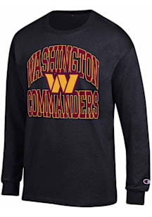 Champion Washington Commanders Black Heart and Soul Long Sleeve T Shirt