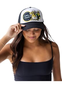 Gameday Social Iowa Hawkeyes White Layered Patch Trucker Womens Adjustable Hat