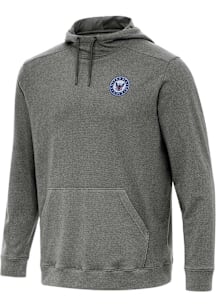 Antigua Navy Mens Black Cloud Long Sleeve Hoodie