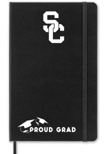 Black USC Trojans Proud Grad team logo Notebook and Folder