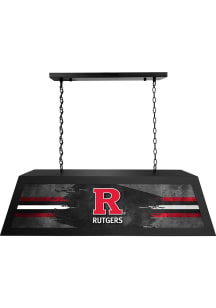 Black Rutgers Scarlet Knights Long Billiard Lamp