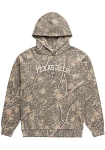 Uscape Texas Tech Red Raiders Mens Natural Back Bay Camo Long Sleeve Hoodie
