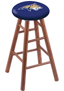 Montana State Bobcats Round Cushion Oak Pub Stool - Brown