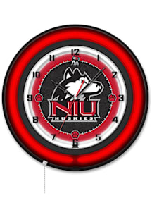 Northern Illinois Huskies 19in Neon Wall Clock