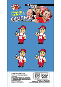 Nebraska Cornhuskers 4pk Waterless Tattoo
