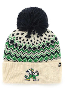 47 Notre Dame Fighting Irish Natural Elsa Cuff Womens Knit Hat