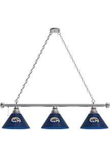 Kent State Golden Flashes 3 Shade Silver Billiard Lamp