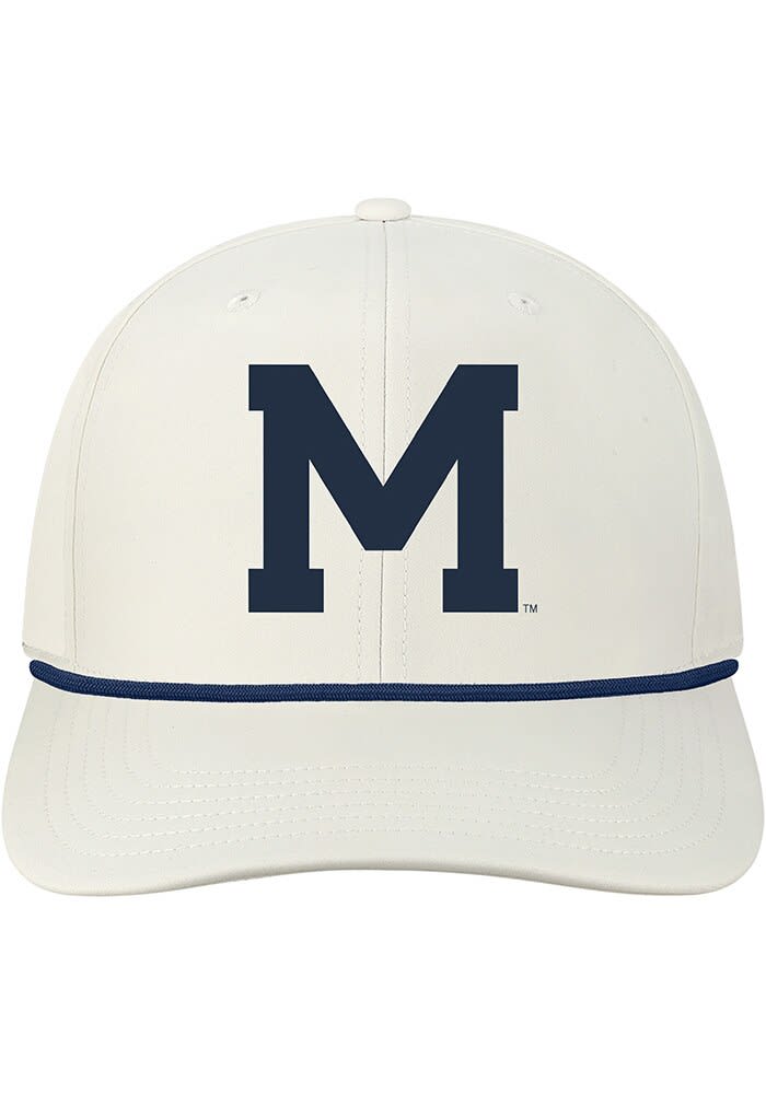 White Back Nine Stretch Fit Vault Wordmark Michigan Wolverines