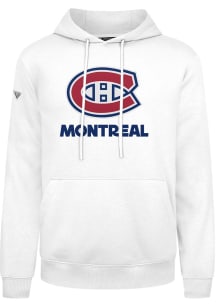 Levelwear Montreal Canadiens Mens White Podium Home Turf Long Sleeve Hoodie
