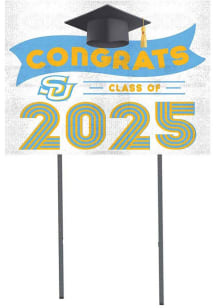 Southern University Jaguars KH Sports Fan 18x24 Yard Sign with Stakes Class of 2025 Yard Sign - Wh..