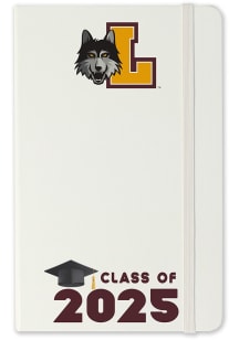 Loyola Ramblers Class of 25 team logo Notebook and Folder - White