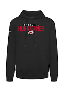Levelwear Carolina Hurricanes Mens Black Podium Carve Long Sleeve Hoodie