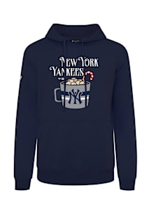 Levelwear New York Yankees Mens Navy Blue Podium Mellow Long Sleeve Hoodie