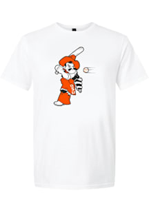 Oklahoma State Cowboys White Baseball Pistol Pete Short Sleeve T Shirt