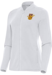 Antigua Detroit City FC Womens White Continual Light Weight Jacket