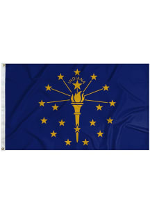 Indiana State of Indiana 3x5 Flag Silk Screen Grommet Flag - Blue