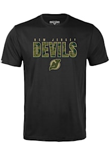 Levelwear New Jersey Devils Youth Black Richmond Jr Protect Short Sleeve T-Shirt
