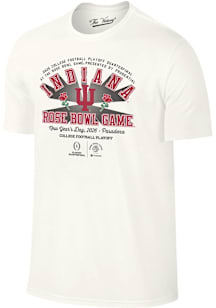 Indiana Hoosiers Natural 2026 Rose Bowl Game Short Sleeve T Shirt