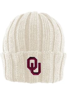LogoFit Oklahoma Sooners Ivory Watchman Womens Knit Hat