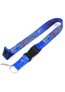 Oklahoma City Thunder Graffiti Lanyard - Navy Blue