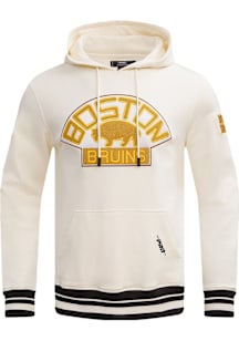 Pro Standard Boston Bruins Mens White Retro Classics Fashion Hood