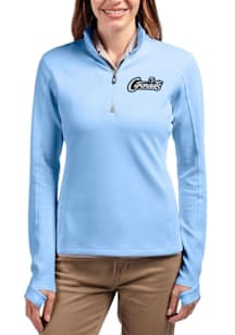 Cutter and Buck UCF Knights Womens Light Blue Traverse Qtr Zip Pullover