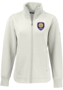 Cutter and Buck Orlando City SC Womens White Roam Light Weight Jacket