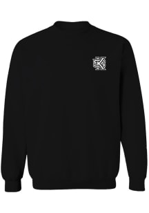 Vive La Fete Kennesaw State Owls Womens Black Impressions Crew Sweatshirt