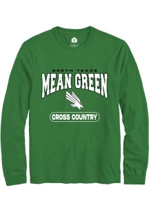 Rally North Texas Mean Green Kelly Green Cross Country Long Sleeve T Shirt