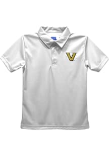 Vive La Fete Vanderbilt Commodores Youth White Team Short Sleeve Polo Shirt