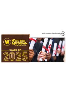 Brown Western Michigan Broncos Class of 2025 unique photo frame Picture Frame