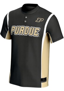 Youth Purdue Boilermakers Black ProSphere Rival Design Baseball Jersey Jersey