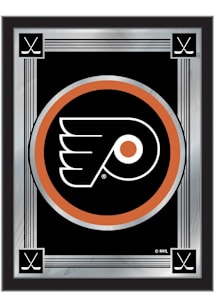 Philadelphia Flyers Logo Hanging Back Bar Mirror