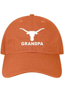 Texas Longhorns Grandpa Twill Adjustable Hat - Burnt Orange