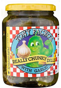 Toledo Tony Packo's Really Chunky Dills with Garlic 24oz Snack