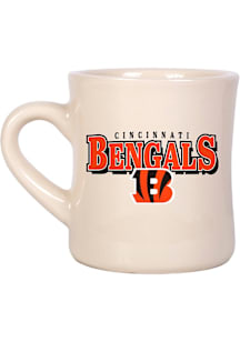 Cincinnati Bengals 12oz Diner Ceramic Mug - White