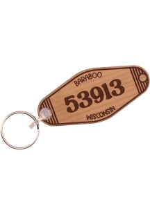 Wisconsin Zip Code Design Keychain