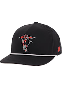 Hooey Texas Tech Red Raiders Black 5 Panel Snapback Mens Snapback Hat