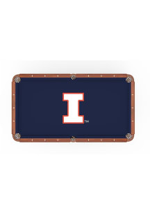 Navy Blue Illinois Fighting Illini Pool Table Cloth Pool Table