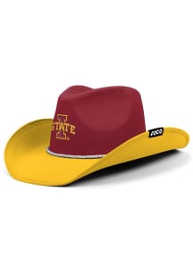 Forever Collectibles Iowa State Cyclones Cardinal Two-Tone Cowboy Hat Mens Cowboy Hat