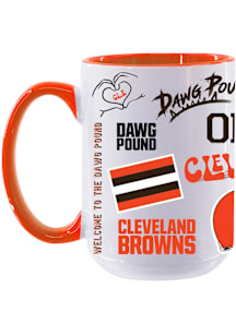 Cleveland Browns Loco Ceramic Mug Ceramic Mug - Orange
