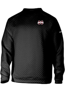 Columbia Mississippi State Bulldogs Mens Black Finder Long Sleeve Crew Sweatshirt