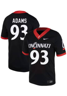 Harris Adams Nike Mens Black Cincinnati Bearcats NIL Name And Number Football Jersey