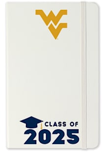 West Virginia Mountaineers Class of 25 team logo Notebook and Folder - White