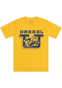 Drexel Dragons Gold Homefield 1988 Logo Short Sleeve Fashion T Shirt