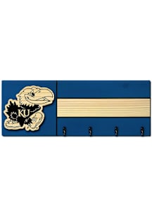 Kansas Jayhawks Key Rack Sign - Light Blue