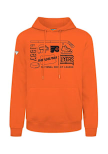 Levelwear Philadelphia Flyers Mens Orange Podium Campaign Long Sleeve Hoodie