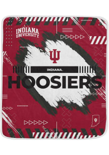 Crimson Indiana Hoosiers Game tech 60 x 72 Fleece Blanket